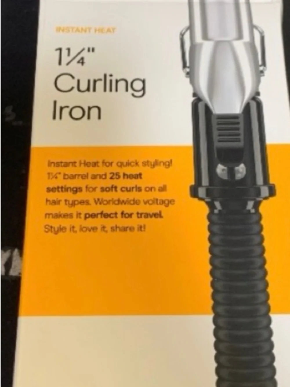 Conair Electric Curling Iron Hair Tool 1.25”